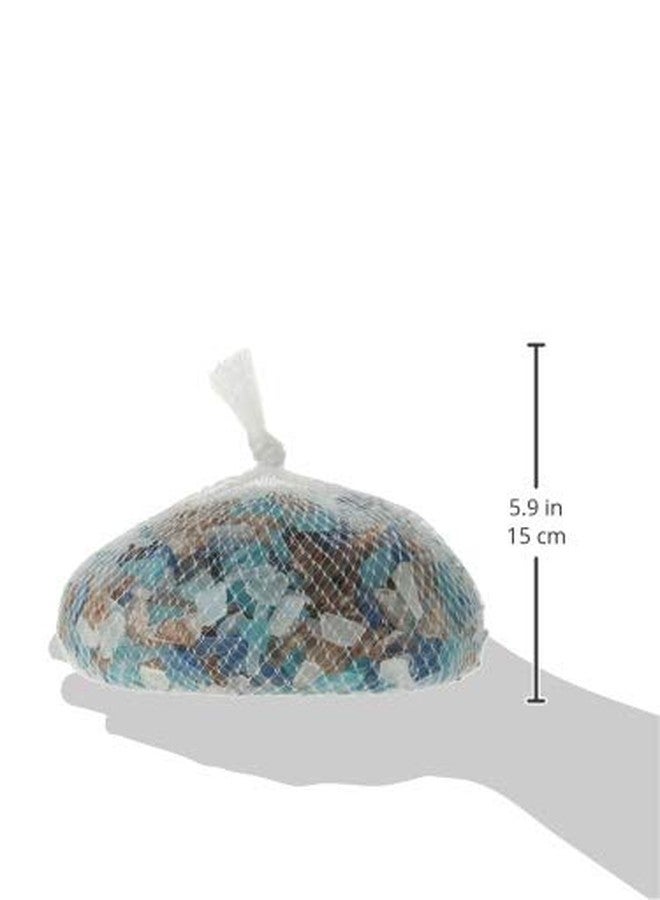 Galapagos Galápagos (05139) Aquarium Sea Glass - Tumbled Decorative Glass for Aquariums, Terrariums, Crafts, Vases, and Home Decor, 4 lb Bag, Pacific Mix - Image 3